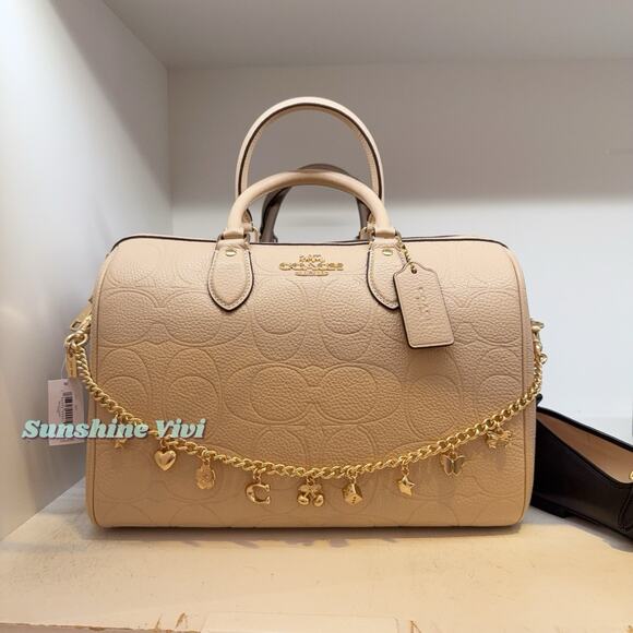 NWT Coach Charm Long Bag Chain in Gold Color CCE78（no bag） - Picture 1 of 4